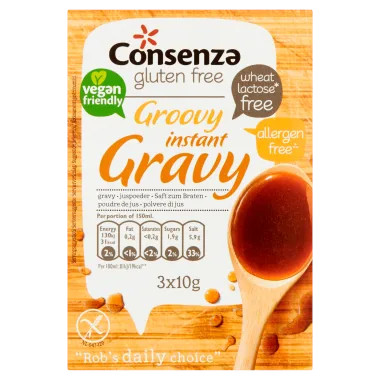 Consenza Groovy instant gravy sauce en poudre sans gluten 30g